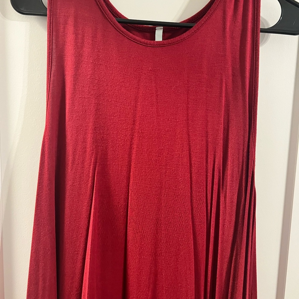 Red Maxi Dress, Bellamie brand